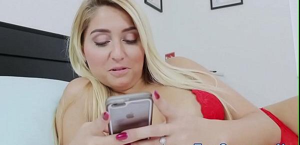  Chubby teen creampied